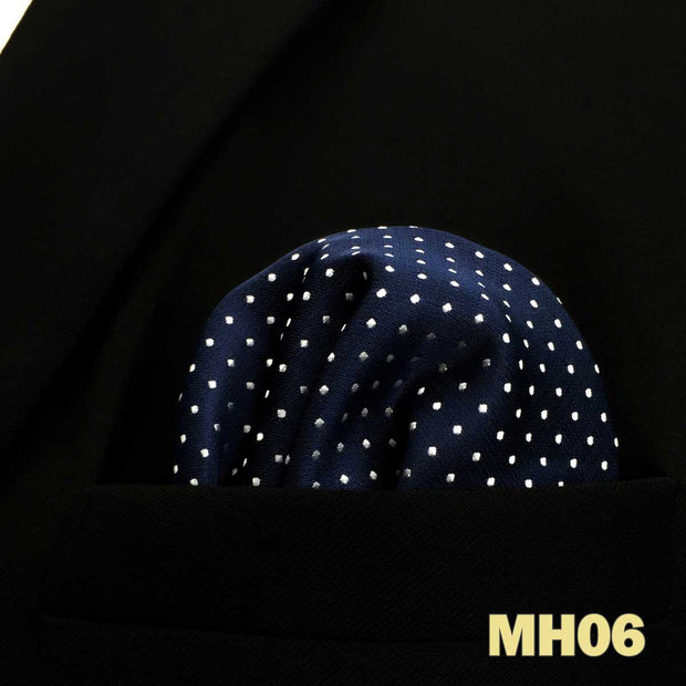 Colorful Dots Crimson Business Multicolor Pocket Square Mens Classic
