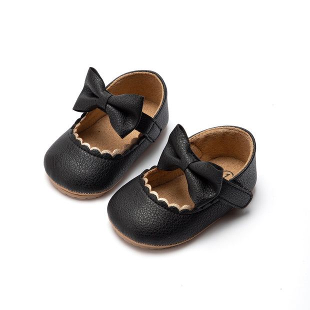 KIDSUN Baby Casual Shoes Infant Toddler Bowknot Non-slip Rubber Soft-Sole