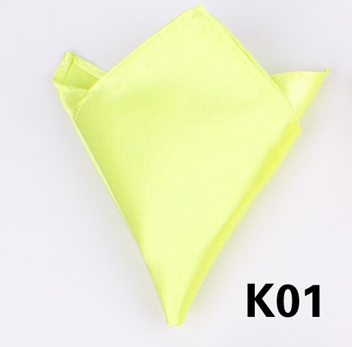 Solid Suits Pocket Square For Men Business Chest Towel Hanky