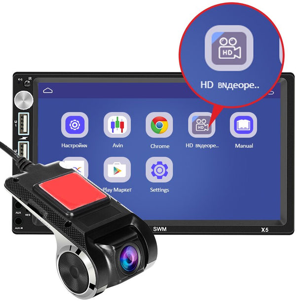 ADAS 1080P Dash Cam DVR Dash Camera Car DashCame USB Android DVR