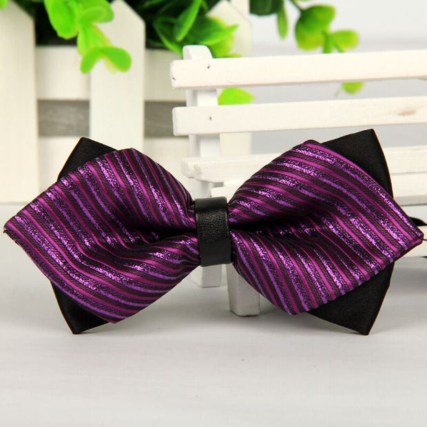 mens bow arrow red pointed black and gold fashion