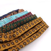 Jacquard Floral Paisley Men Cashew Tie Wedding Formal Cravat Ascot
