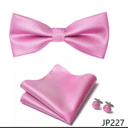 New Paisley  Bow Tie for men Wedding Bowtie Handkerchief Cufflink Set