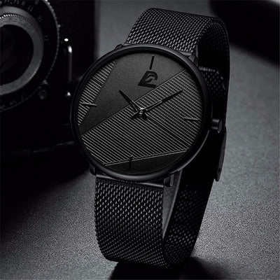 reloj hombre Watches Mens Fashion Ultra-thin Watch