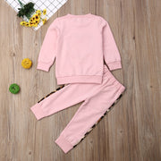 1-5 Years Autumn Winter Toddler Kids Baby Girls Clothes Tracksuit Sets