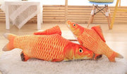 Fish Catnip Toys Stuffed Pillow Doll Simulation Fish Playing Toy For Pet