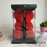 Romantic Valentine Day Creative Eternal Flower Rose Bear Christmas Gif