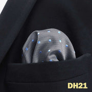 Colorful Dots Crimson Business Multicolor Pocket Square Mens Classic
