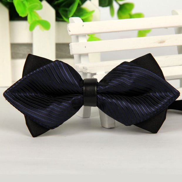 mens bow arrow red pointed black and gold fashion