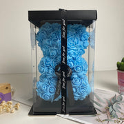 Romantic Valentine Day Creative Eternal Flower Rose Bear Christmas Gif