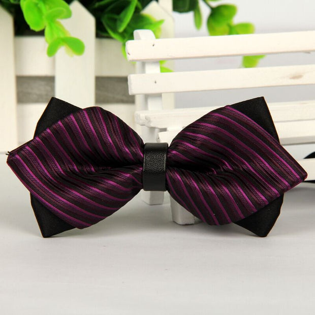 mens bow arrow red pointed black and gold fashion
