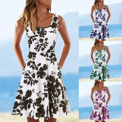 Backless Ladies Summer Dress Sexy Sleeveless