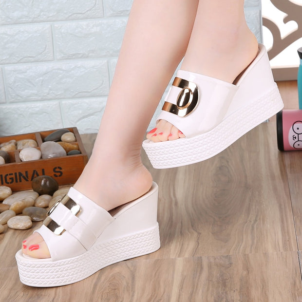 Sexy Platform Wedges Sandals Women Fashion High Heels