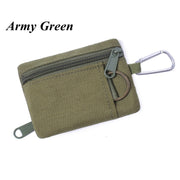 Tactical Key Pouch Wallet Waterproof Portable Travel Zipper Waist Bag For Hiking
