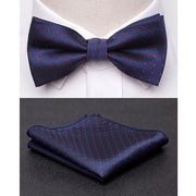 Men Bowtie Cravat Set Fashion Butterfly Party Wedding Ties