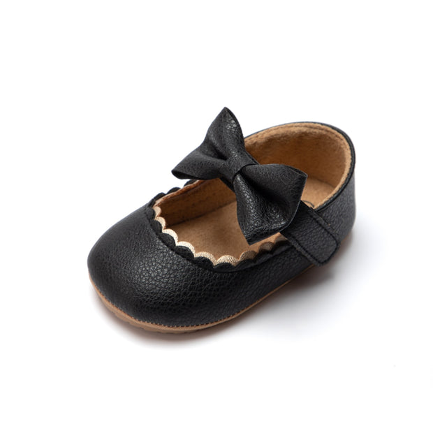 KIDSUN Baby Casual Shoes Infant Toddler Bowknot Non-slip Rubber Soft-Sole