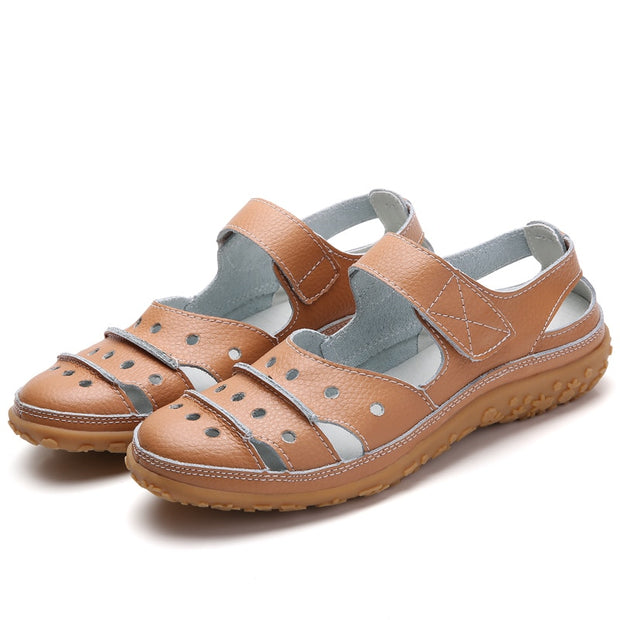 Leather Comfortable Sandals Outdoor Women