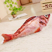 Fish Catnip Toys Stuffed Pillow Doll Simulation Fish Playing Toy For Pet