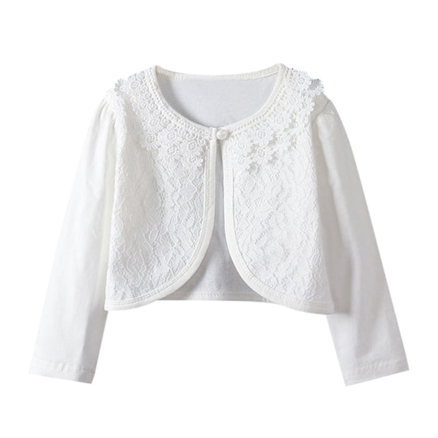 Girls Lace Shrug Coat Toddler Kids Baby Little Girls Lace Princess Bolero