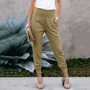 Cargo Capri Pant Paper Bag High Waist Cropped Pant
