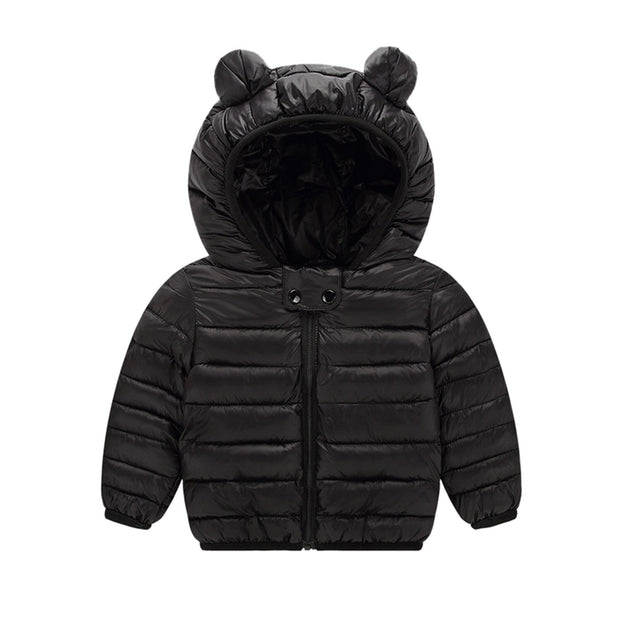 Toddler Baby Grils Boys Jacket Winter Kids Clothes Hooded Outdoor Jacket
