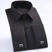 Classic French Cuffs Striped Dress Shirt