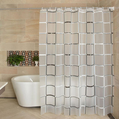 40Waterproof PEVA Shower Curtain Liner Transparent