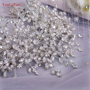 TOPQUEEN HP385 Wedding Tiaras And Crowns Princess Crown Baroque Crystal