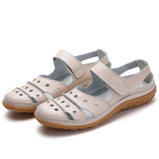 Leather Comfortable Sandals Outdoor Women