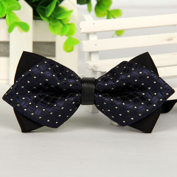 mens bow arrow red pointed black and gold fashion