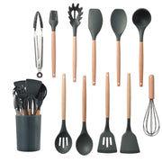 Silicone Kitchenware Cooking Utensils Set Non-stick Cookware Spatula Set