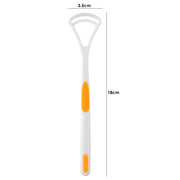 Tongue Brush Tongue Scraper Cleaner Anti-slip Design 180x35mm