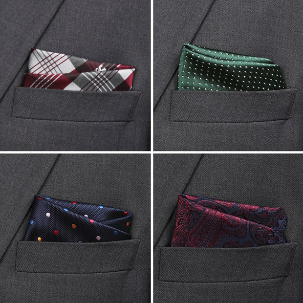 Men Bowtie Cravat Set Fashion Butterfly Party Wedding Ties