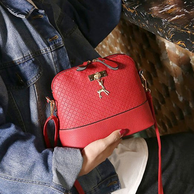 Pu Leather Women Shoulder Bags Female Toy Deer Purse Women Small Handbags