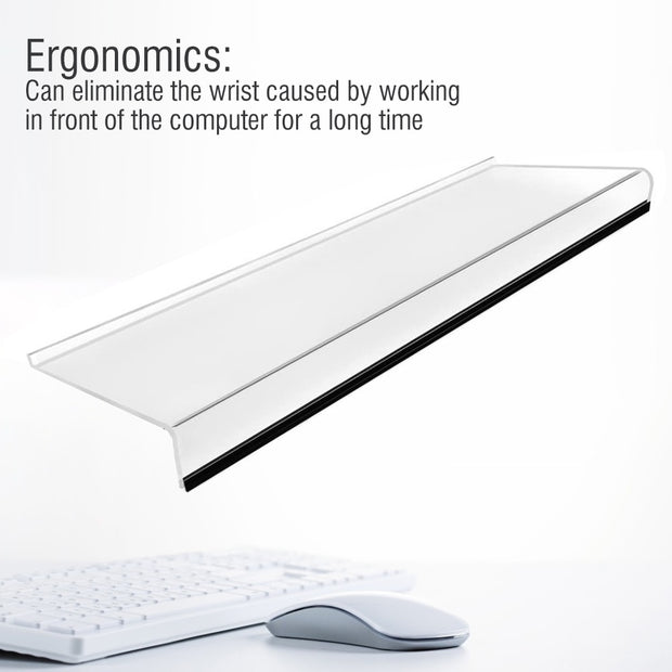 Acrylic Keyboard Rack Transparent Tilted Computer Keyboard Display Holder