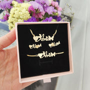 DODOAI Jewelry Sets Stainless Steel Custom Jewelry With Box Chain