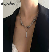 Ropuhov 2021 New Fashion Jewelri for Women Gift  Initial Necklace Jewelry