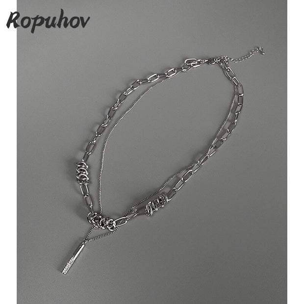 Ropuhov 2021 New Fashion Jewelri for Women Gift  Initial Necklace Jewelry
