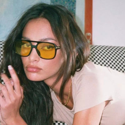 Vintage Square Sunglasses Women Retro Brand Mirror Sun Glasses