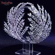 YouLaPan HP425 Wedding Tiara and Crown Rhinestone Headpiece Wedding Hair Accessories 