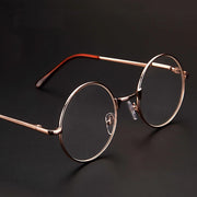 Retro Metal Round Frame Reading Glasses Women Men Presbyopic Eyeglasses