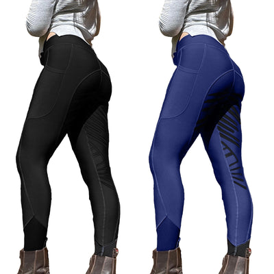Elastic Equestrian Pants Horse Racing Skinny