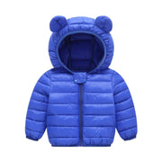 Toddler Baby Grils Boys Jacket Winter Kids Clothes Hooded Outdoor Jacket