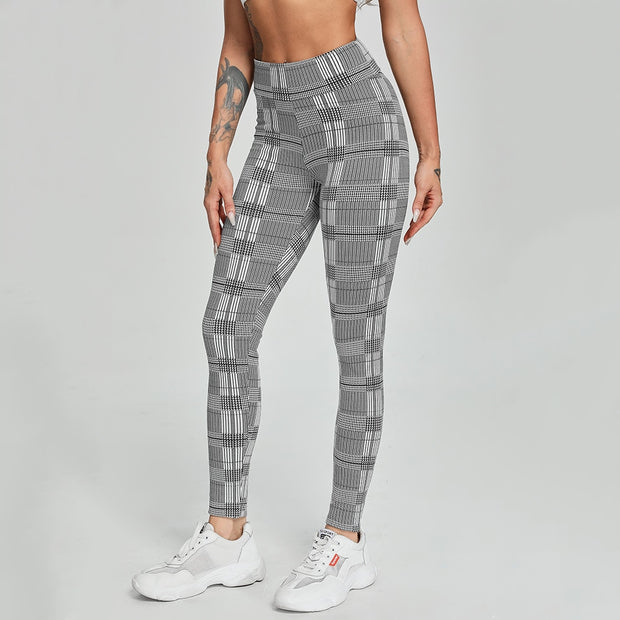 Fitness Leopard Leggings For Women Workout Yoga Pants Scrunch Butt