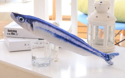 Fish Catnip Toys Stuffed Pillow Doll Simulation Fish Playing Toy For Pet