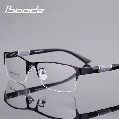 iboode Reading Glasses Men Women High Quality Half-frame Diopter Glasses
