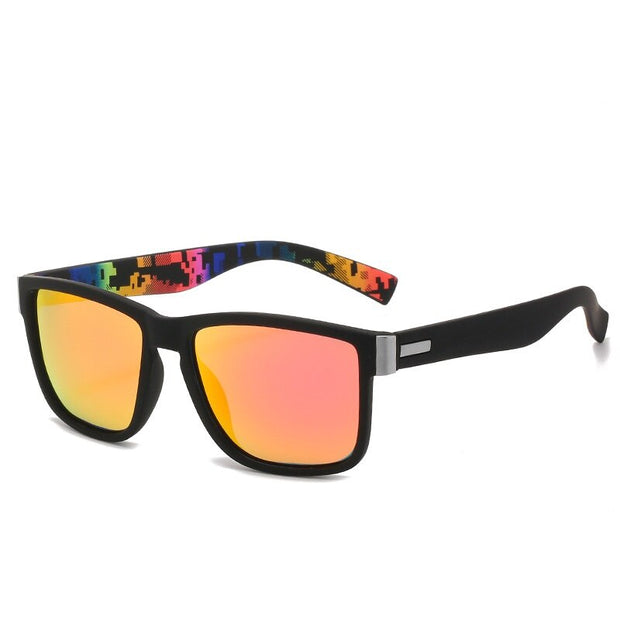 New Polarized Sunglasses Square Brand Vintage