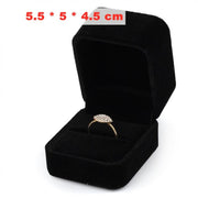 8*6*4.2 CM New Portable Jewelry Box With Mirror Earrings Necklace Ring Display