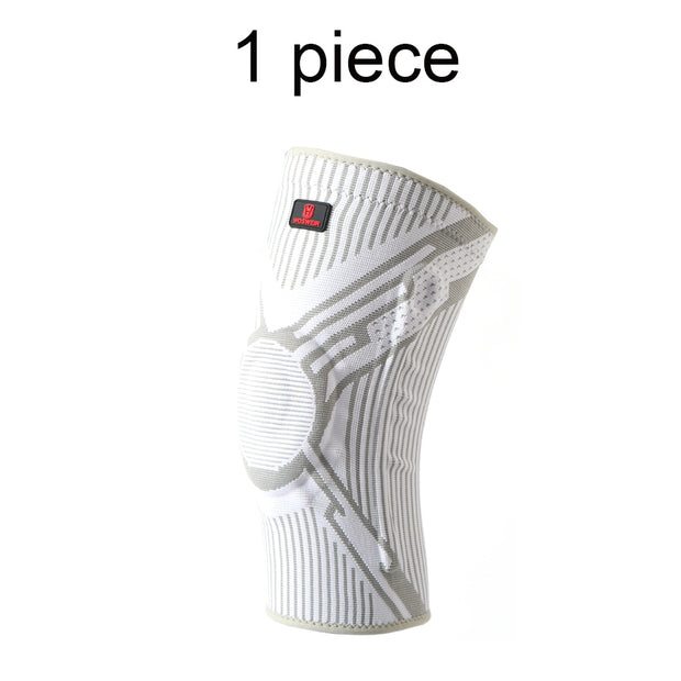 Worthdefence 1/2PCS Silicon Padded Basketball Knee Pads Patella Brace