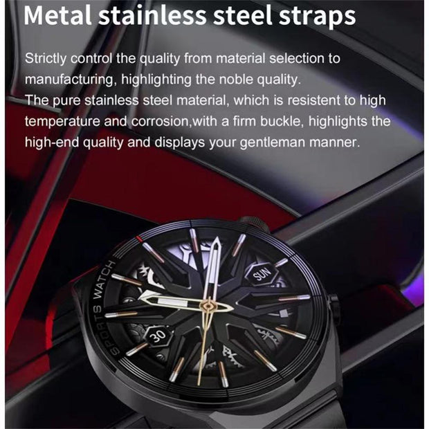 DT3 Mate Smart Watch Men 1.5&quot; Full Screen Bluetooth Call Wireless Charger